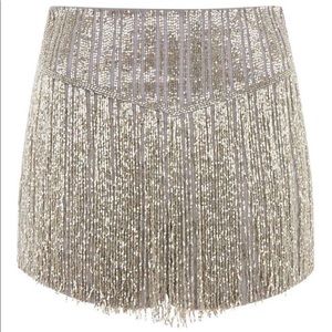 Top shop beaded shorts
